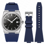 Load image into Gallery viewer, Unique X - Tissot PRX Rubber Strap with Buckle